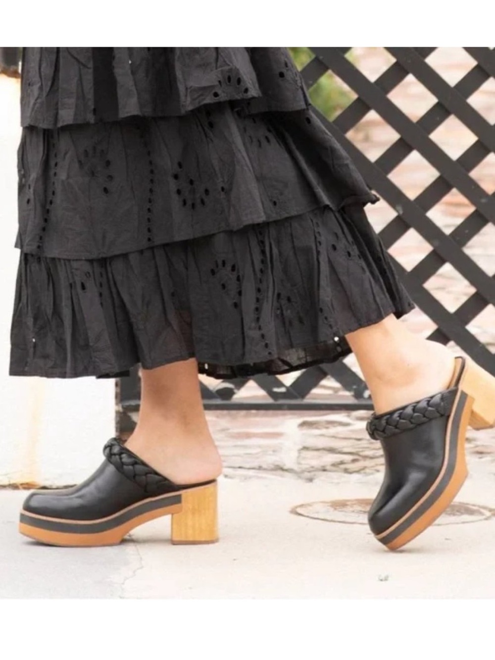 Bernardo Saffia Clog in Black 9.5